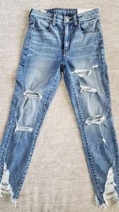 NWT American Eagle Super High Rise Jegging Crop